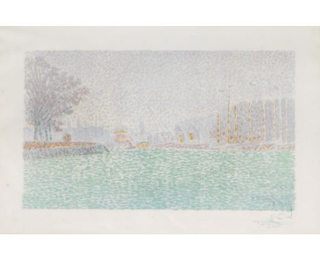 PAUL SIGNAC (1863-1935)A Flessingue (Kornfeld  11) Lithograph in colours, 1895, on China paper, the second state (of three), 