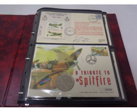 An album of R.A.F. first day covers 