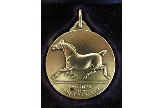 Hackney Horse Society Silver Medal By Mappin And Webb In Fitted Presentation Case The Cushion Em