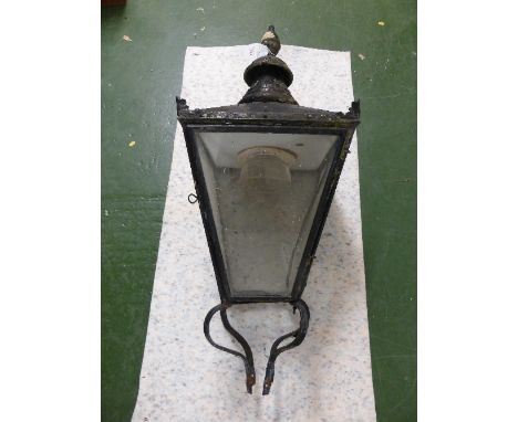 Victorian style Sugg lantern, overall height 150cm