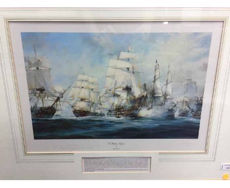 THE BATTLE OF TRAFALGARphotographic print