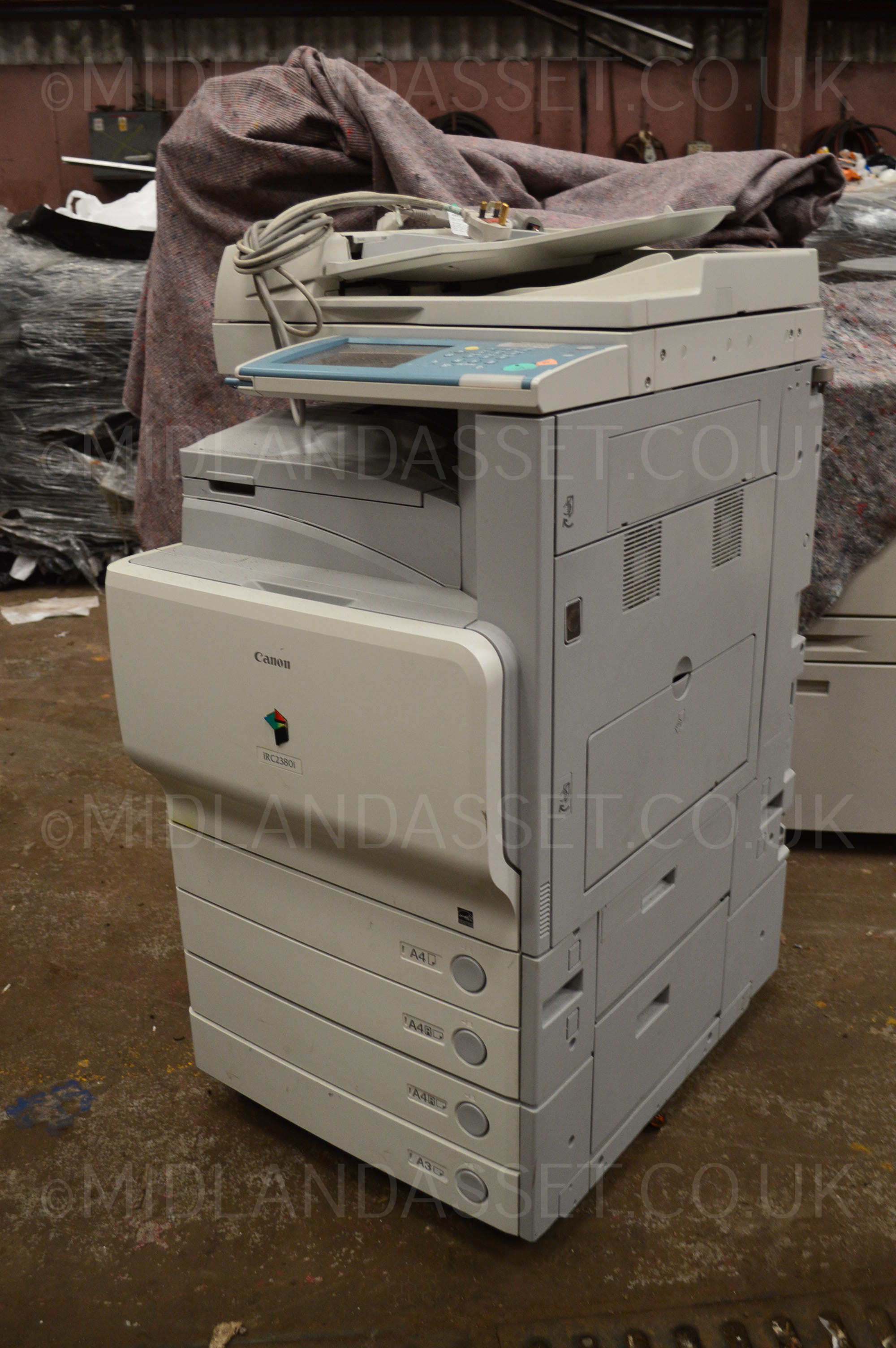 Lotto 301 - CANON IRC2380I PRINTER - UNTESTED BUT WORKING WHEN REMOVED ...