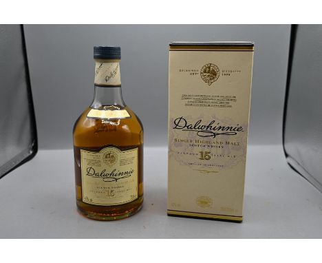 Bottle of Dalwhinnie Single Highland Malt Scotch whisky 70cl (boxed)