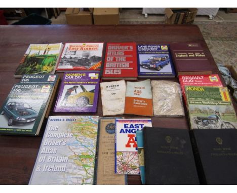 AA , motoring books, tractors, railway, ordnance survey maps etc