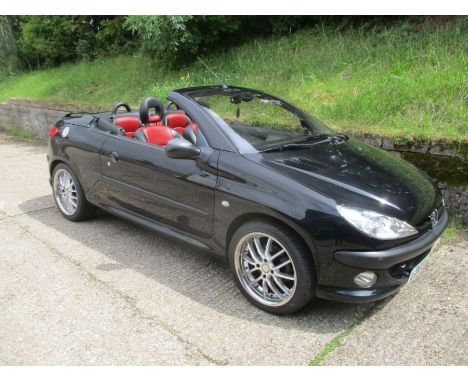 A Peugeot 206CC convertible. 1997cc, manual gearbox, 45000 miles.Full years MOT certificate. Currently SORNed ( been sat for 