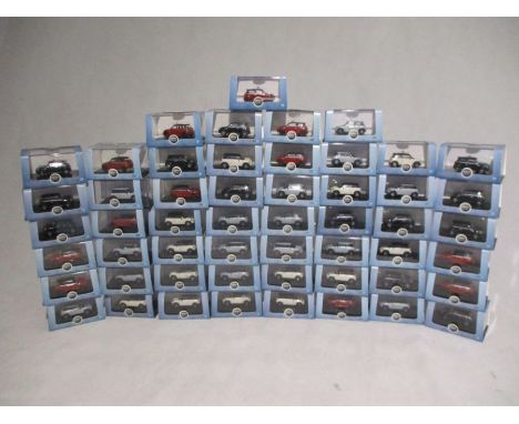 A collection of boxed model railway OO gauge Oxford Automobile Company cars