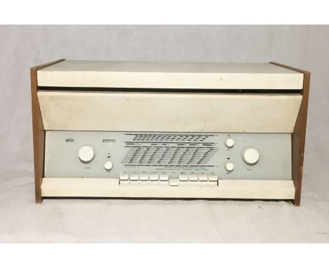 A Braun Atelier 1-81 Stereo record player designed by Dieter Ram A/F