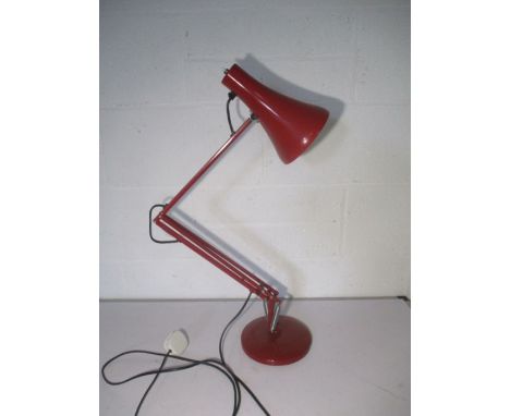 A vintage Anglepoise lamp, by the Anglepoise Lighting Ltd company. 