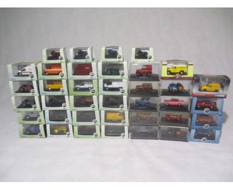 A collection of thirty seven boxed Oxford die-cast models (1:76 Scale - OO Gauge) including Oxford Commercials (24), Oxford R