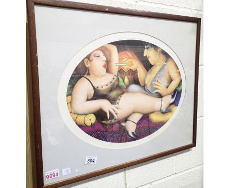 BERYL COOK signed limited edition lithograph Sultry Afternoon 831/850 46 x 35 cm