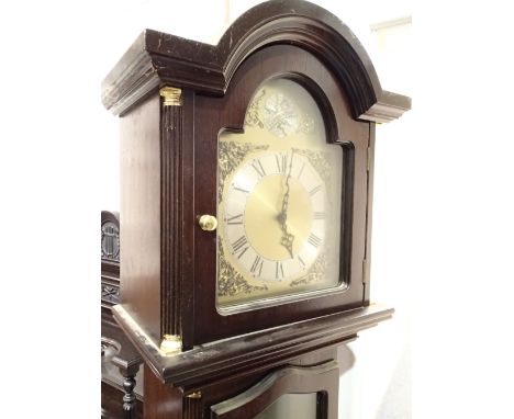 Modern Tempus Fugit longcase clock 