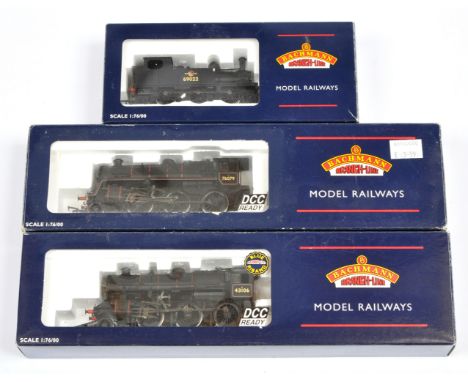 Bachmann 00 Gauge group of BR steam outline Locomotives consisting of 32-852A 2-6-0 Loco &amp; Tender Standard class 4MT No.7