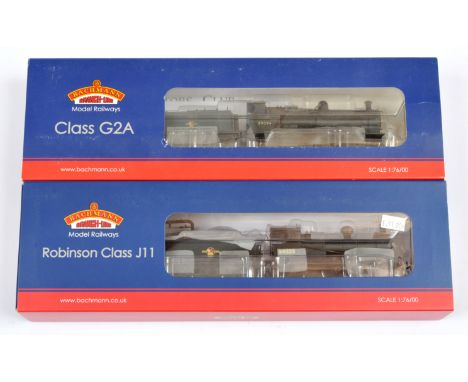 Bachmann 00 Gauge Pair of BR black Steam outline Locomotives consisting of 31-320DC 0-6-0 Robinson class J11 No.64325 with DC