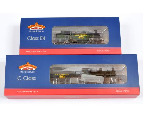 Bachmann Pair of Southern Steam Locomotives. Comprising 31-464 0-6-0 SR Black 593 C Class &amp; 35-076 0-6-0 SR Green 473 Cla