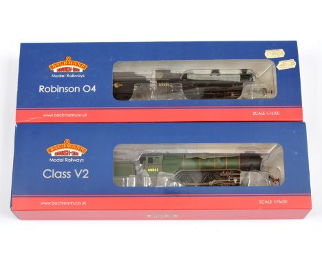 Bachmann 00 Gauge pair of BR steam outline Locomotives consisting of 31-565 2-6-2 Loco &amp; Tender&nbsp; Lined Green Class V