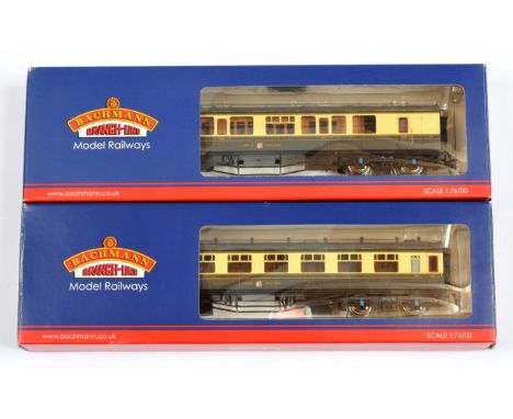 Bachmann 34-076A - 34-127A Great Western Coaches. Comprising 34-076A Great Western - Chocolate &amp; Cream, 1st / 3rd Brake C