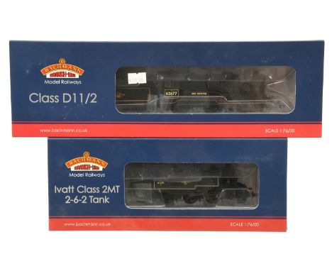 Bachmann 00 Gauge pair of BR Lined Black Steam outline Locomotives consisting of 31-136DC 4-4-0 Loco &amp; Tender class D11/2