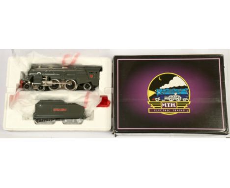 MTH (Mikes Train House) Standard Gauge&nbsp; Ref: 10-1091-1 4-4-2 Loco &amp; Tender Pennsylvania Gun metal Grey&nbsp; No. 392