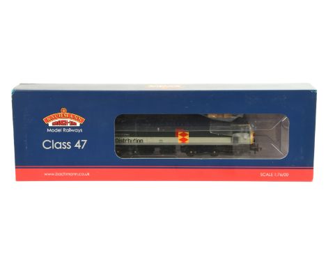 Bachmann OO Gauge 32-816 Co-Co Diesel Loco Railfreight Distribution 3-tone grey livery Class 47 No.47365 "Diamond Jubilee", h