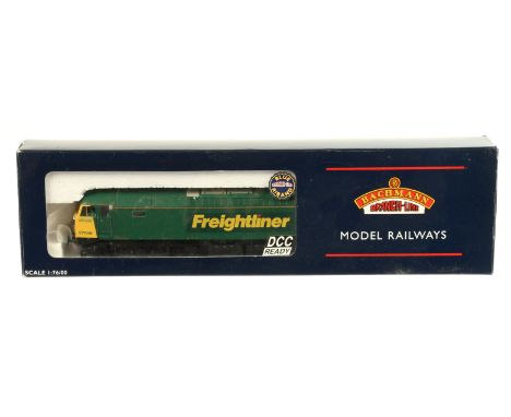 Bachmann 32-750 Freightliner Green livery Class 57 No.57008 "Freightliner Explorer", comes with pack of small detailing parts