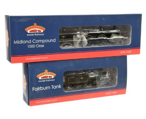Bachmann 00 Gauge pair of BR Steam outline Locomotives consisting of 31-933 4-4-0 Loco &amp; Tender lined Black 'Compound' No