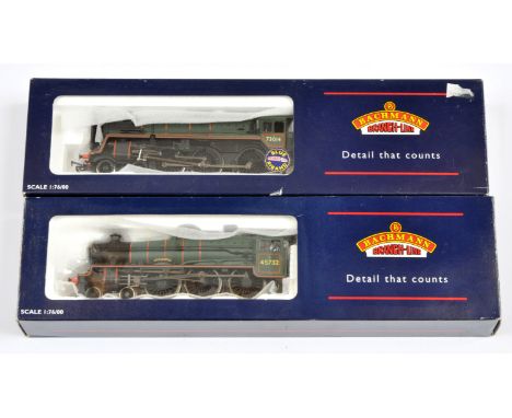 Bachmann Pair of boxed Steam Locomotives. Comprising 31-150YA 4-6-0 BR Green 45732 class 5XP Jubilee "Sanspareil"; 32-504 4-6