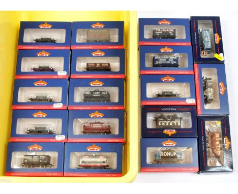 Bachmann 00 Gauge Goods Wagons consisting of 38-678 GWR Shunter trucks together with 3 others, 37-182A Elders Navigation Coll