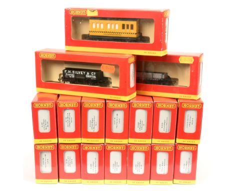 Hornby (China) group of Goods Rolling stock consisting of Private owner R6237A 6 plank J S Moreland &amp; Sons, R6302 D R Lle