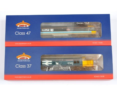 Bachmann 31-653Y &amp; 32-377A Pair Diesel locomotives. Comprising 31-653Y BR Grey ScotRail 47708 Class 47/7 "Waverley" &amp;