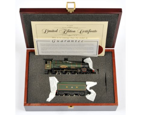 Bachmann OO Gauge Ref 31-779 Limited Edition 4-6-0 Loco and Tender GWR green modified Hall Class "Raveningham Hall" No.6960 w