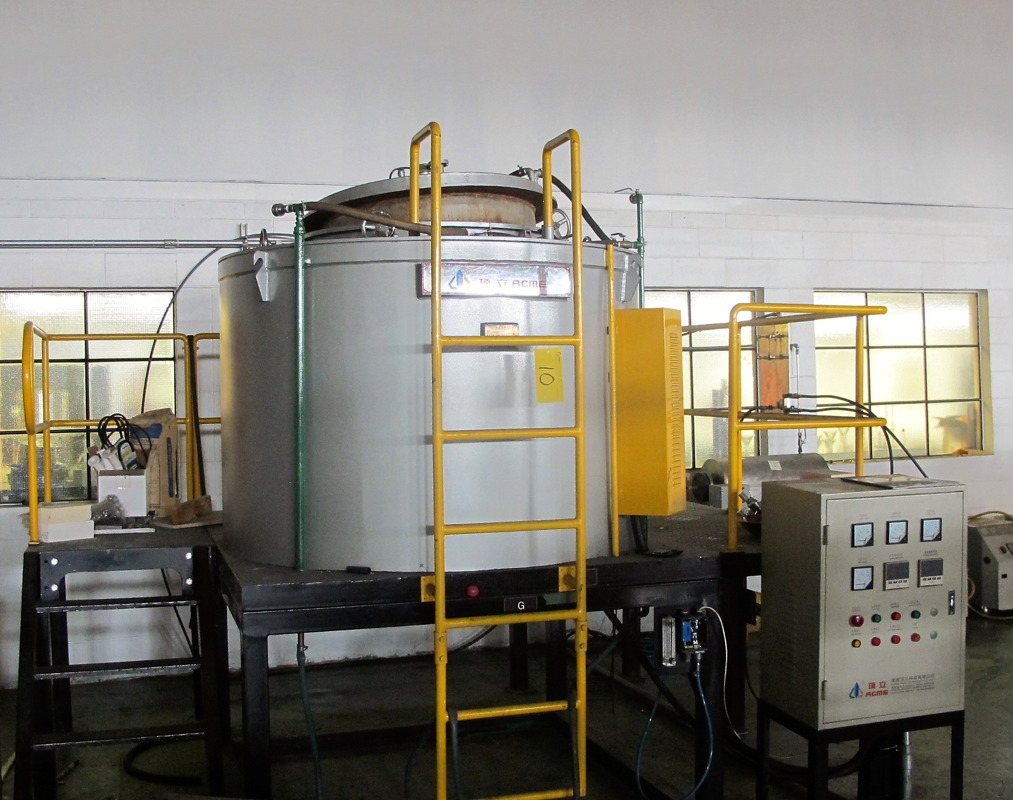 2010 ACME RYL400X4001 MOLTEN SALT ELECTROLYSIS FURNACE, 900 DEGREES C