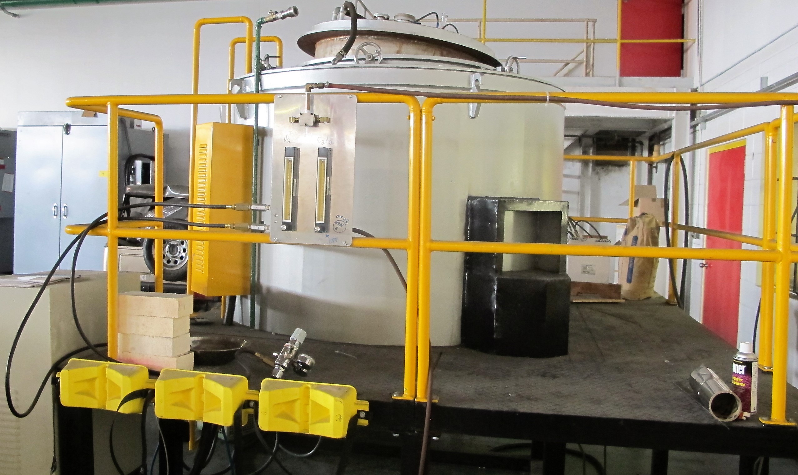 2010 ACME RYL400X4001 MOLTEN SALT ELECTROLYSIS FURNACE, 900 DEGREES C