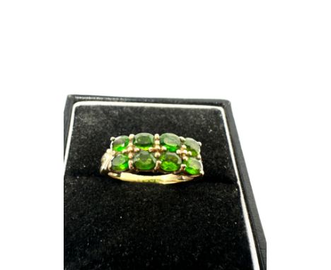 9ct Gold Diopside Dress Ring (3.4g)