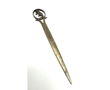 Vintage silver letter opener 