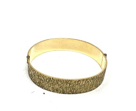 A Vintage 9ct Rolled Gold  Bangle (28g)
