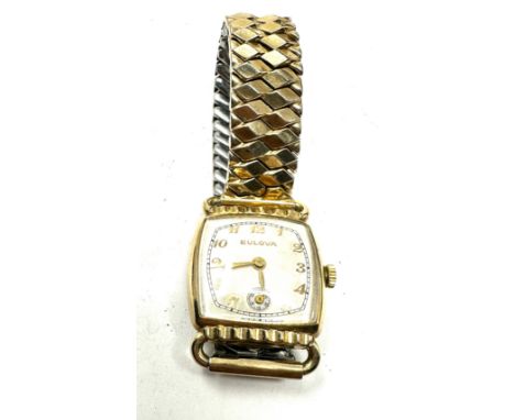 vintage bulova gents wristwatch the watch are ticking 