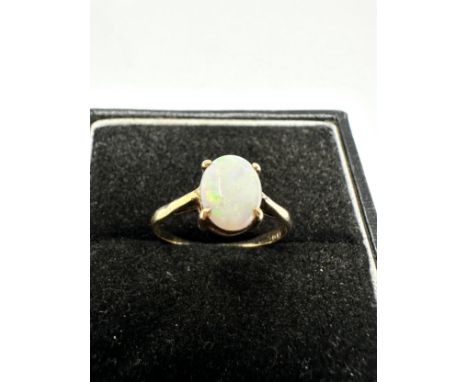 9ct Gold Opal  Ring (1.1g)