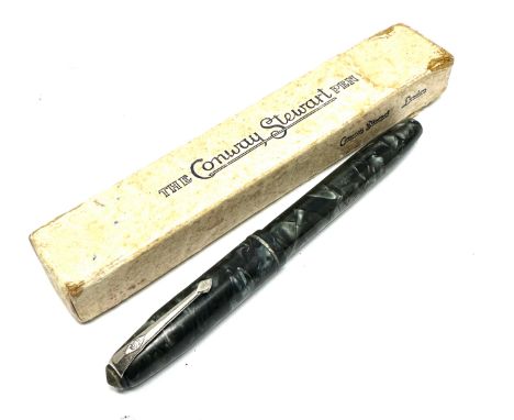 Boxed Vintage 14ct gold nib conway stewart 75 fountain pen