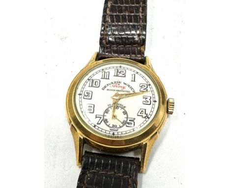 Vintage Benazir army  gents wristwatch the watch is ticking 