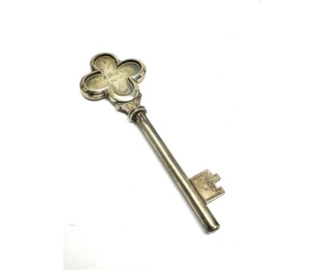 Vintage silver key 