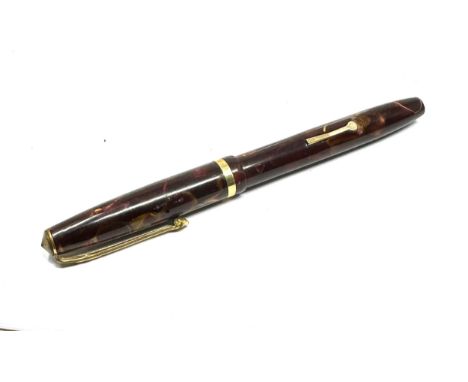 Vintage conway stewart 12 fountain pen 14ct gold nib