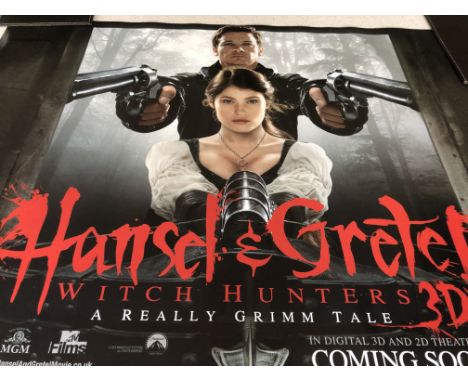 Four posters for the film "Hansel &amp; Gretel - Witch Hunters", two landscape, two portrait, 69 x 102cm.