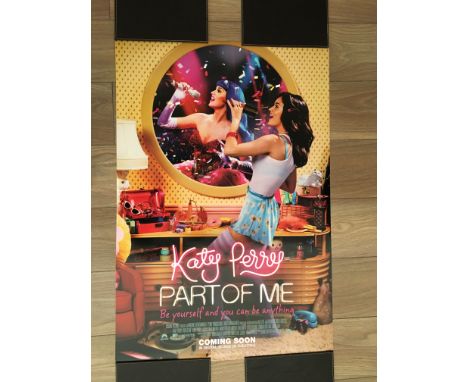 Two portrait posters for the film "Katie Perry - A Part Of Me", 2012. 69 x 102cm.