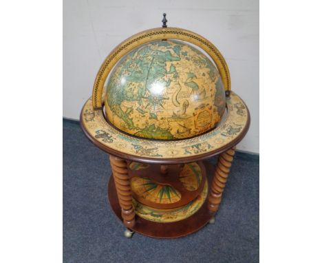 A globe drinks trolley 
