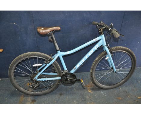 A CARRERA PARVA LTD MOUNTAIN BIKE 16in frame in light blue (very good condition)