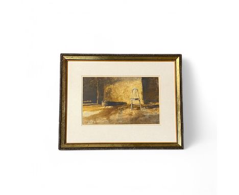 Don Farrell "Sketch Pad" 1987 Watercolour  Frame Size: 34.5cm x 45cm