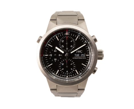 IWC GST Chronograph Rattrapante 'Jan Ullrich' - Limitierte EditionFull-Set, Jahr 2004, Automatik, Rattrapante, Unterglas Tach