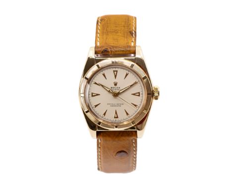 Rolex Oyster Perpetual Bubble Back - ExportmodellVintage, Automatik, Leuchtzeiger, Leuchtindizes, Individual-Nr. 684767 | Ref