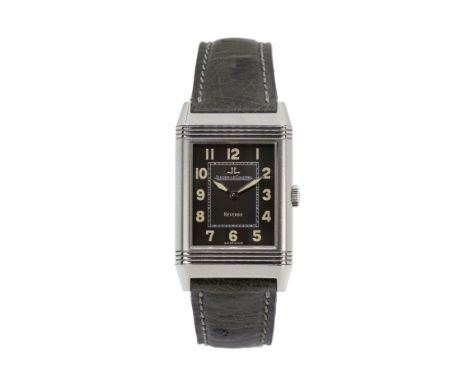 Jaeger-LeCoultre ReversoFull-Set, Jahr 1996, Handaufzug, patentiertes Wendegehäuse, Leuchtzeiger, Leuchtindizes, Gehäuse-Nr. 