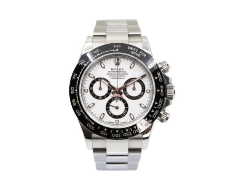 Rolex Cosmograph Daytona 'Panda'Full-Set, Jahr 2017, Automatik, Cosmograph, Tachymeter-Lünette aus Keramik, kleine Sekunde, 3